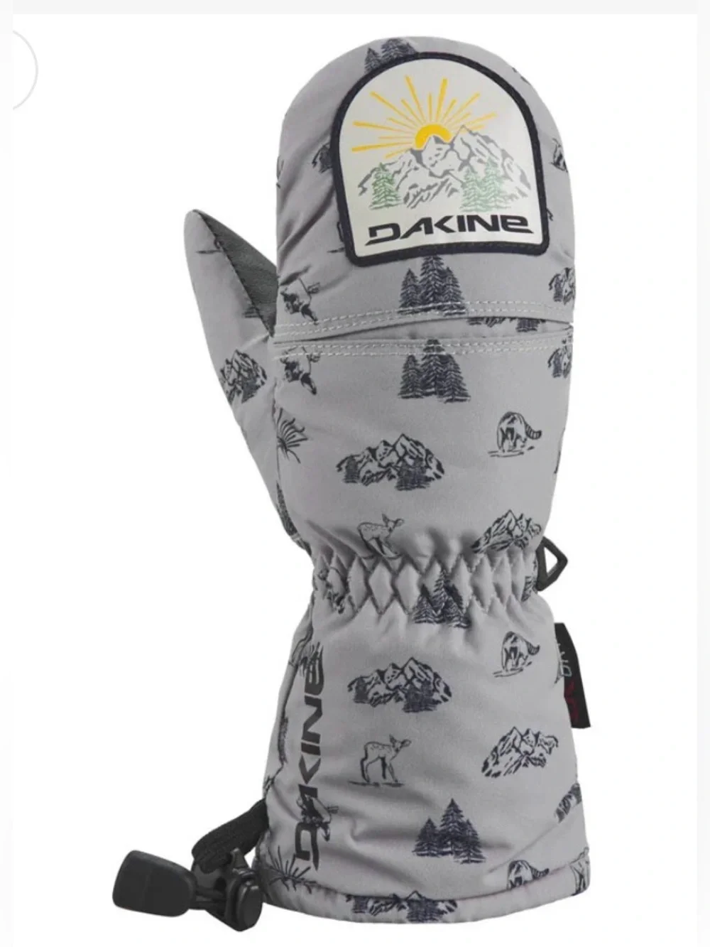 Dakine Toddler Scrambler Ski and Snowboard Mitten Medium Years 2-3 Forest Friend